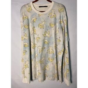 Joyrich Risen Sky Angel Cherub Long Sleeve Shirt Lightweight Women's Size XL